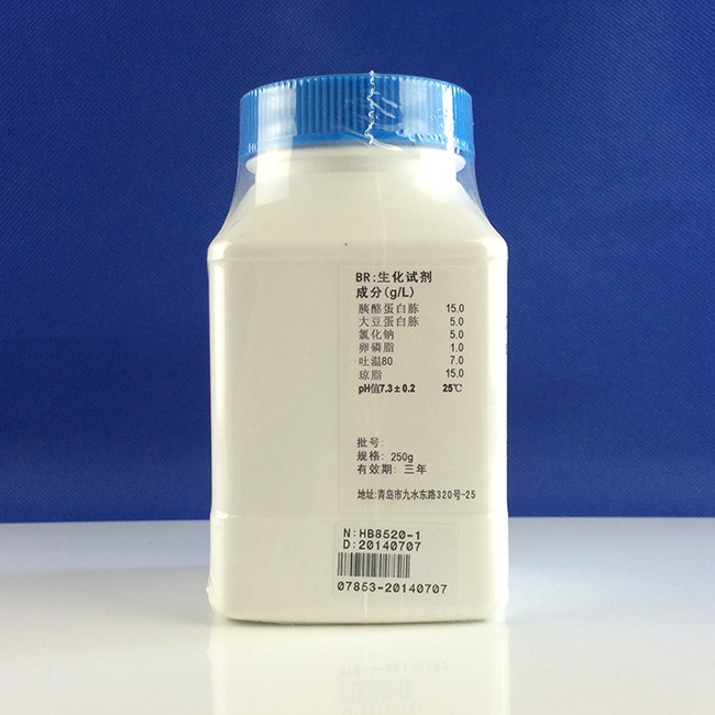 大豆酪蛋白消化物卵磷脂吐温80琼脂培养基（SCDLPA）配方